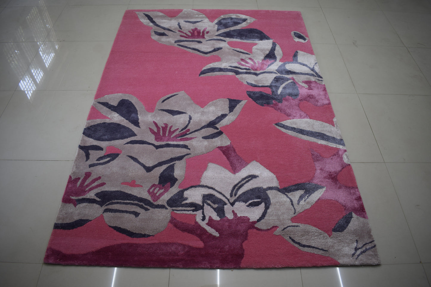 Midnight Peony Rug