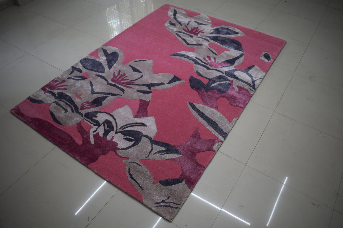 Midnight Peony Rug